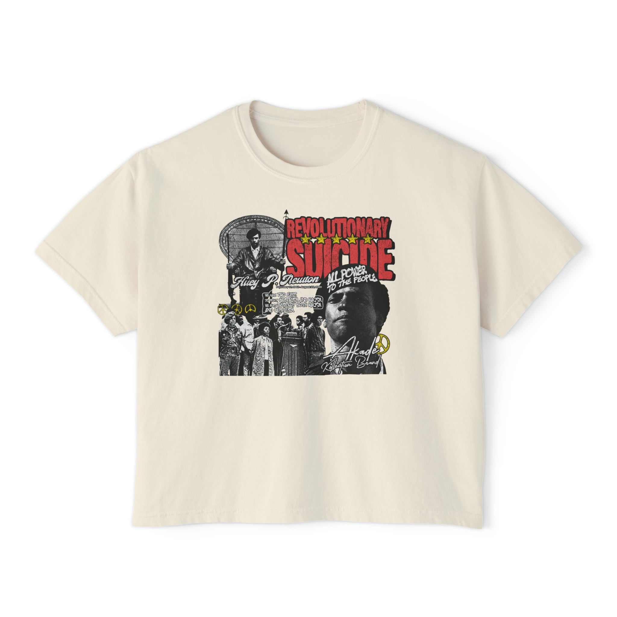 WOMEN'S REVOLUTIONARY SUICIDE BOXY TEE