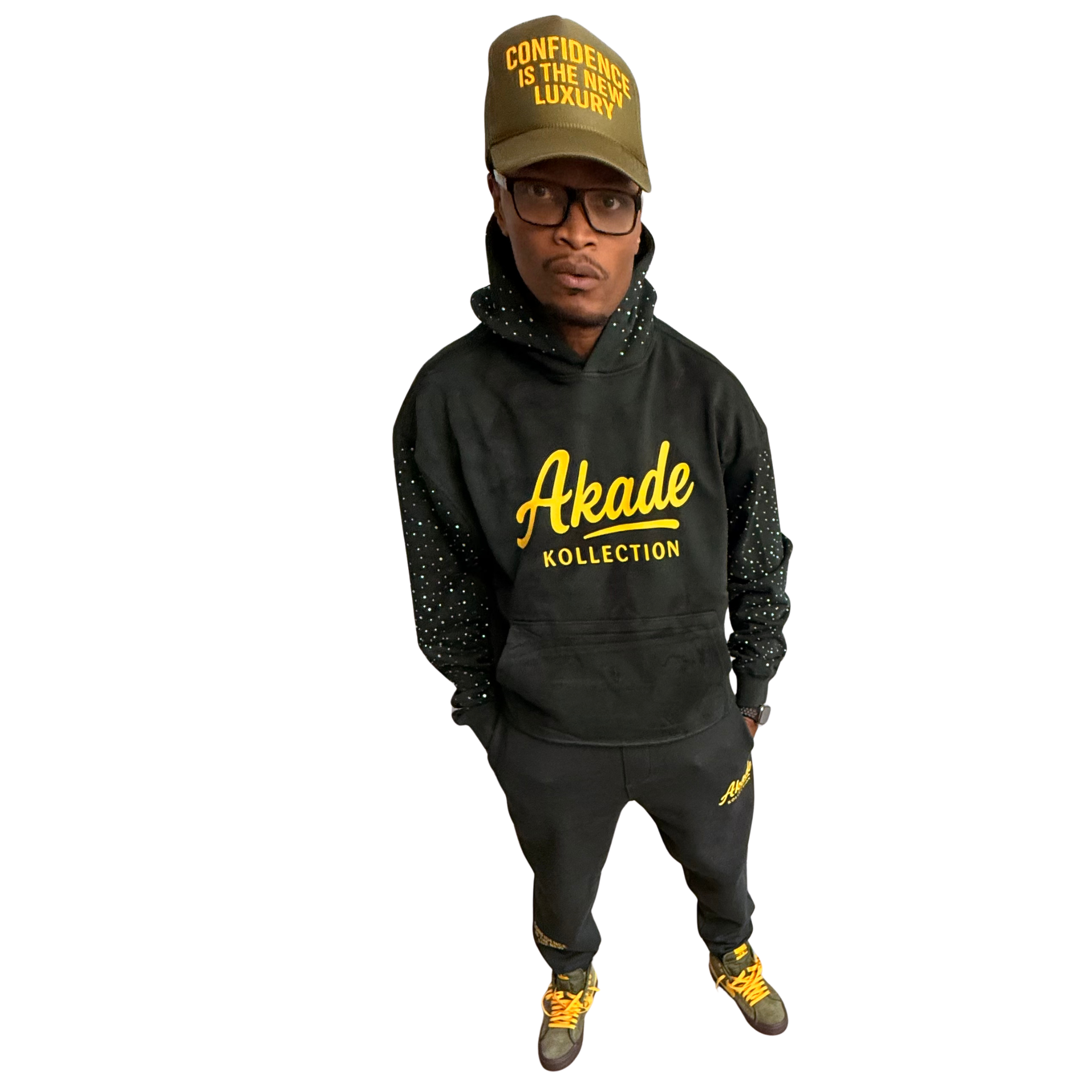 Akade Kollection “Confidence Is The New Luxury” Heavyweight 2-Piece Fleece Sweatsuit (450 GSM)