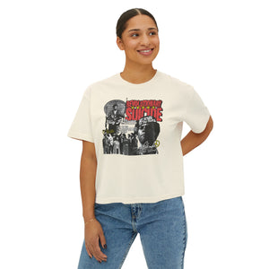 WOMEN'S REVOLUTIONARY SUICIDE BOXY TEE