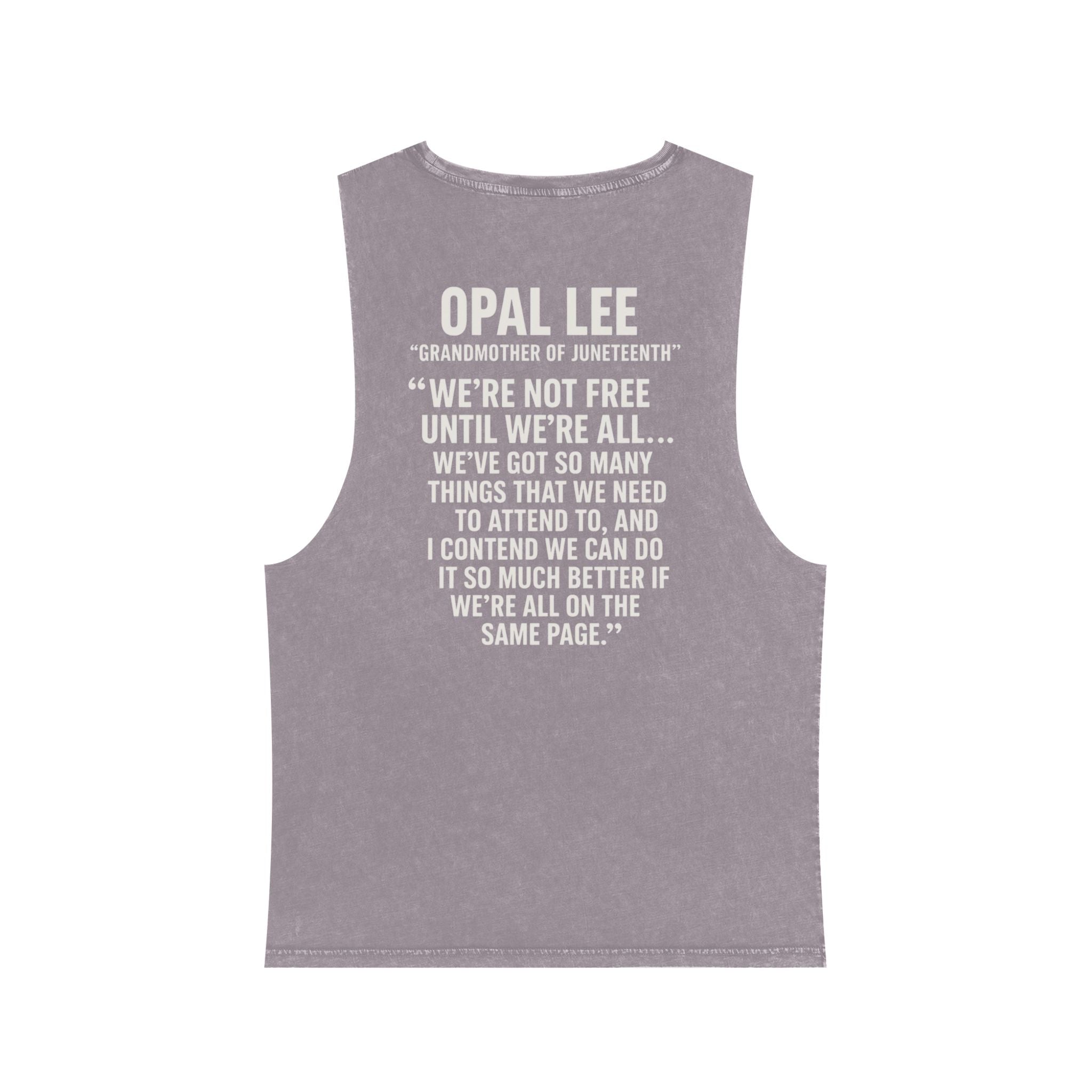 Juneteenth Stonewash Tank Top