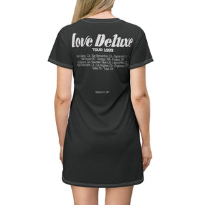 Vintage Sade Love Deluxe T-Shirt Dress | Retro Concert Tee | Casual Chic Fashion