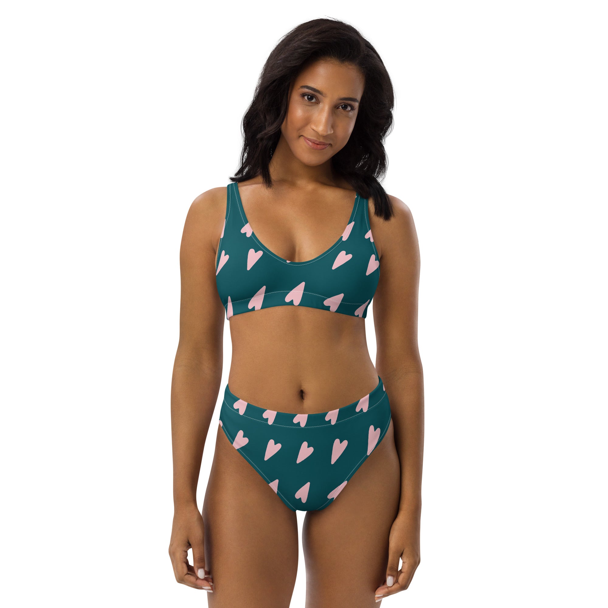 WOMEN'S RECYCLED HIGH-WAISTED BIKINI