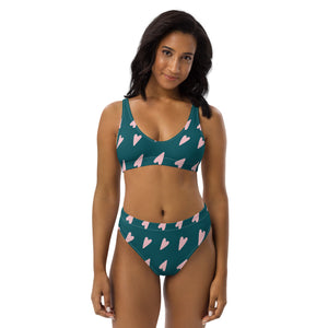 WOMEN'S RECYCLED HIGH-WAISTED BIKINI