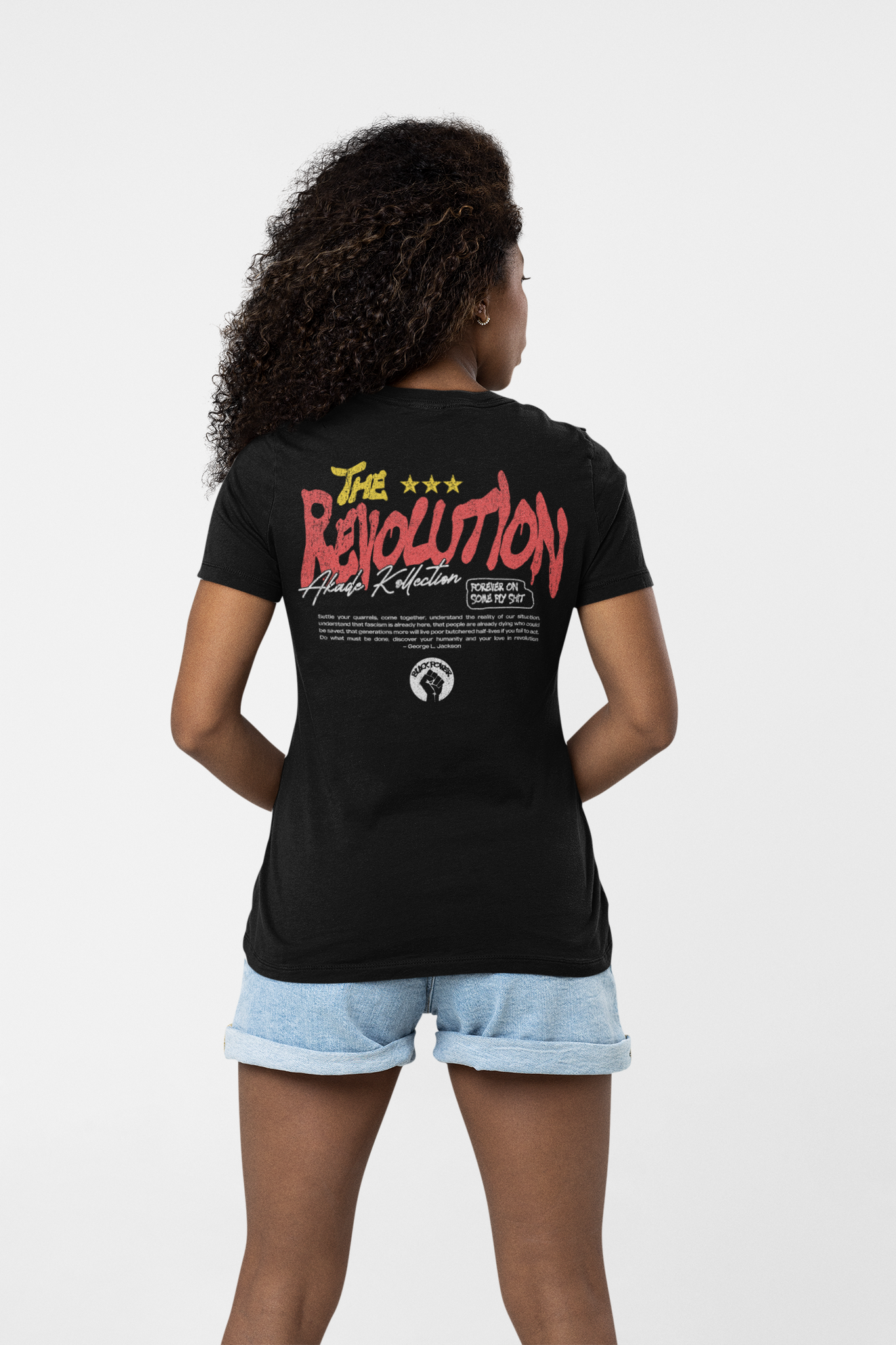 WOMEN'S THE BLACK WARRIORS ORGANIC COTTON T-SHIRT