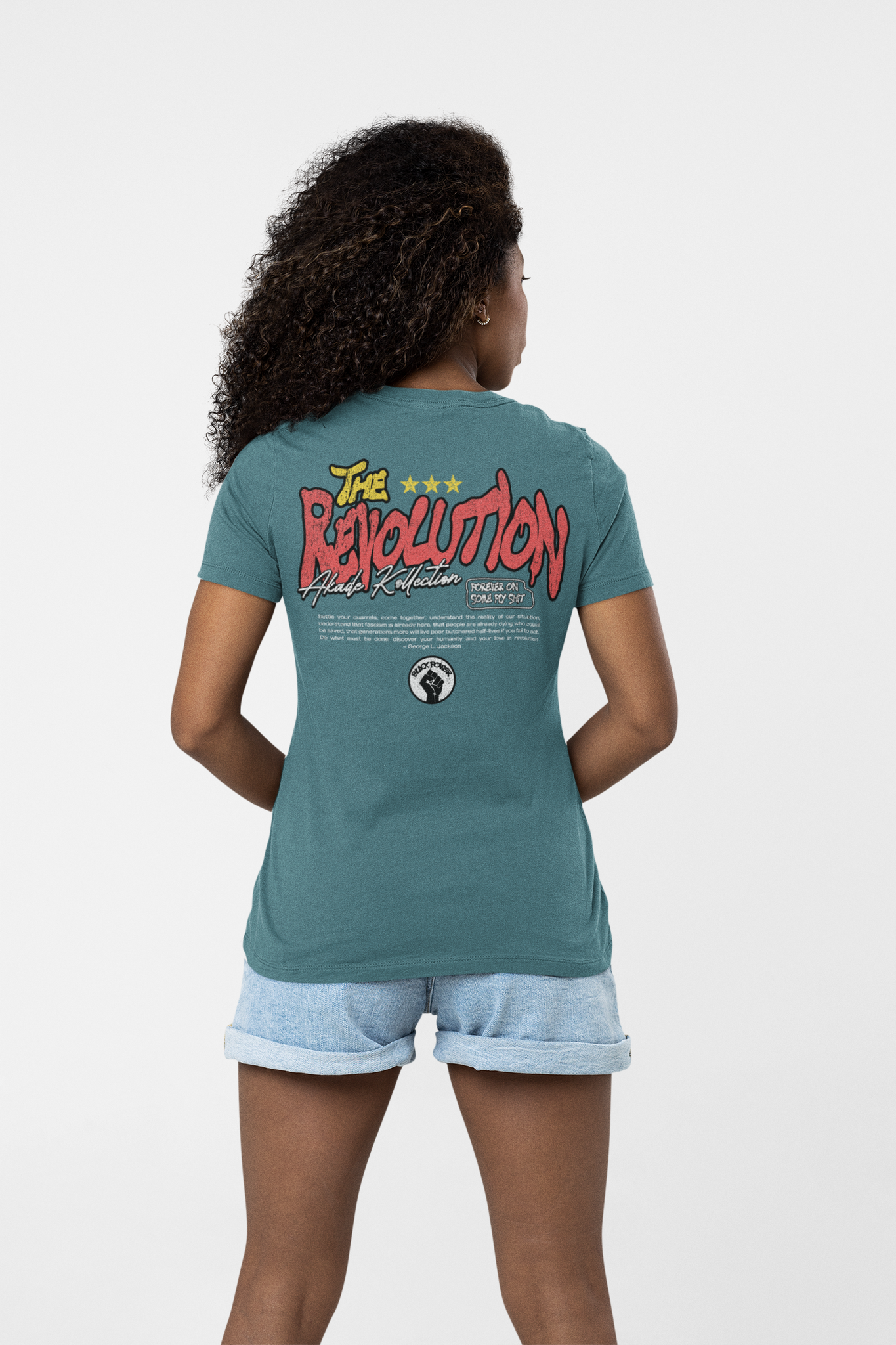 WOMEN'S THE BLACK WARRIORS ORGANIC COTTON T-SHIRT
