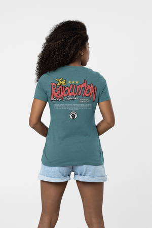 WOMEN'S THE BLACK WARRIORS ORGANIC COTTON T-SHIRT