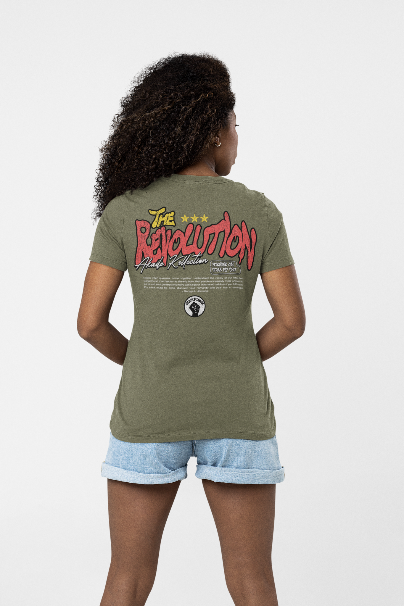 WOMEN'S THE BLACK WARRIORS ORGANIC COTTON T-SHIRT