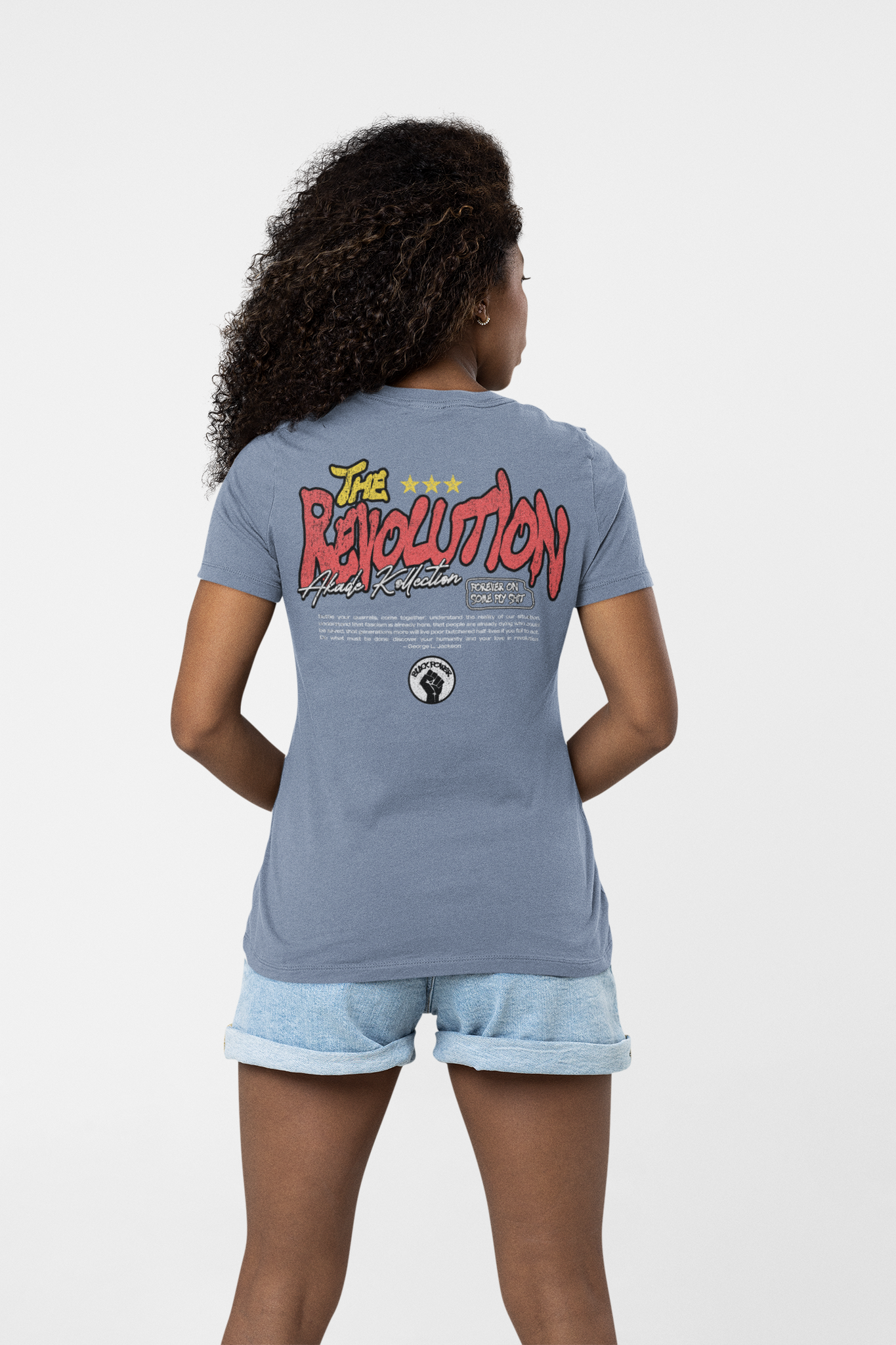 WOMEN'S THE BLACK WARRIORS ORGANIC COTTON T-SHIRT