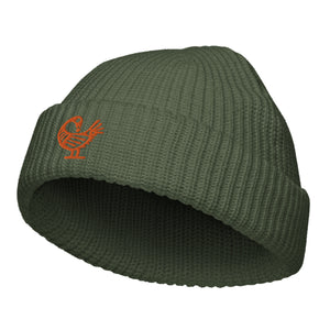 Akade Sankofa Bird Fisherman beanie