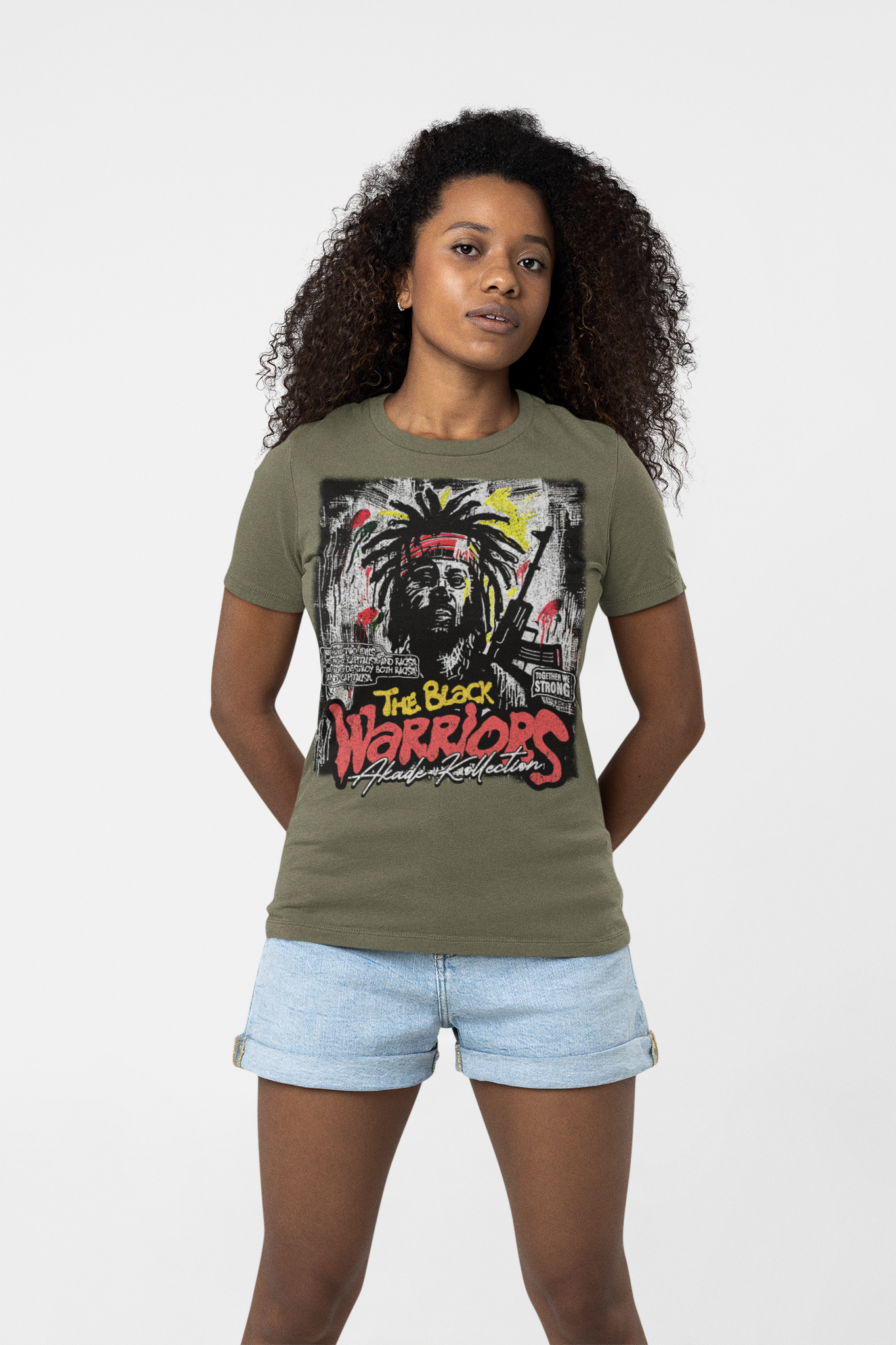 WOMEN'S THE BLACK WARRIORS ORGANIC COTTON T-SHIRT