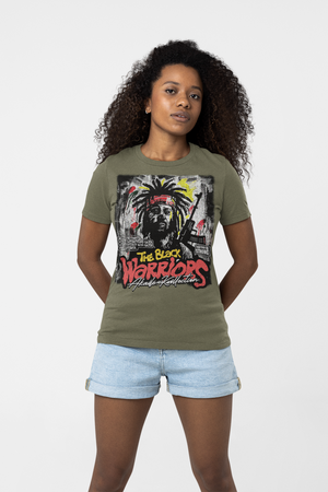 WOMEN'S THE BLACK WARRIORS ORGANIC COTTON T-SHIRT