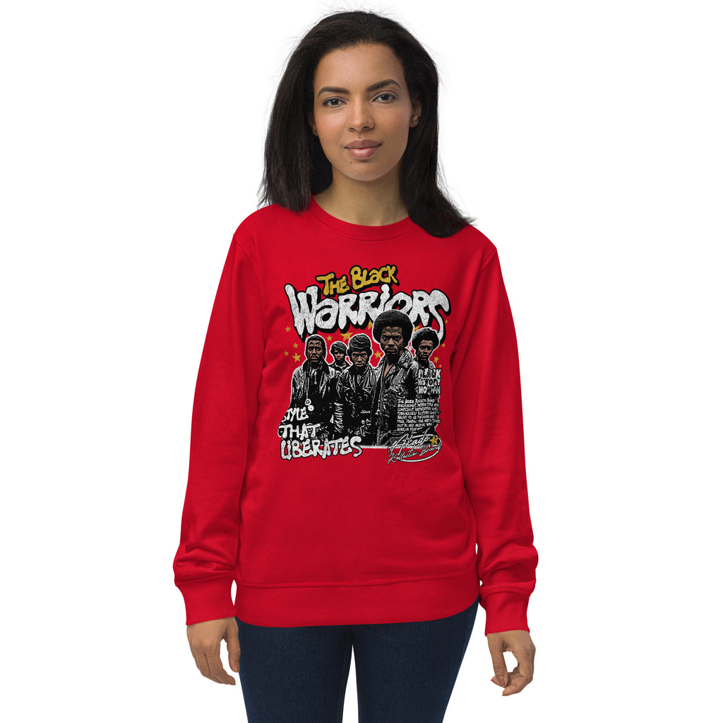 WOMAN'S THE BLACK WARRIORS ORGANIC SWEATSHIRT