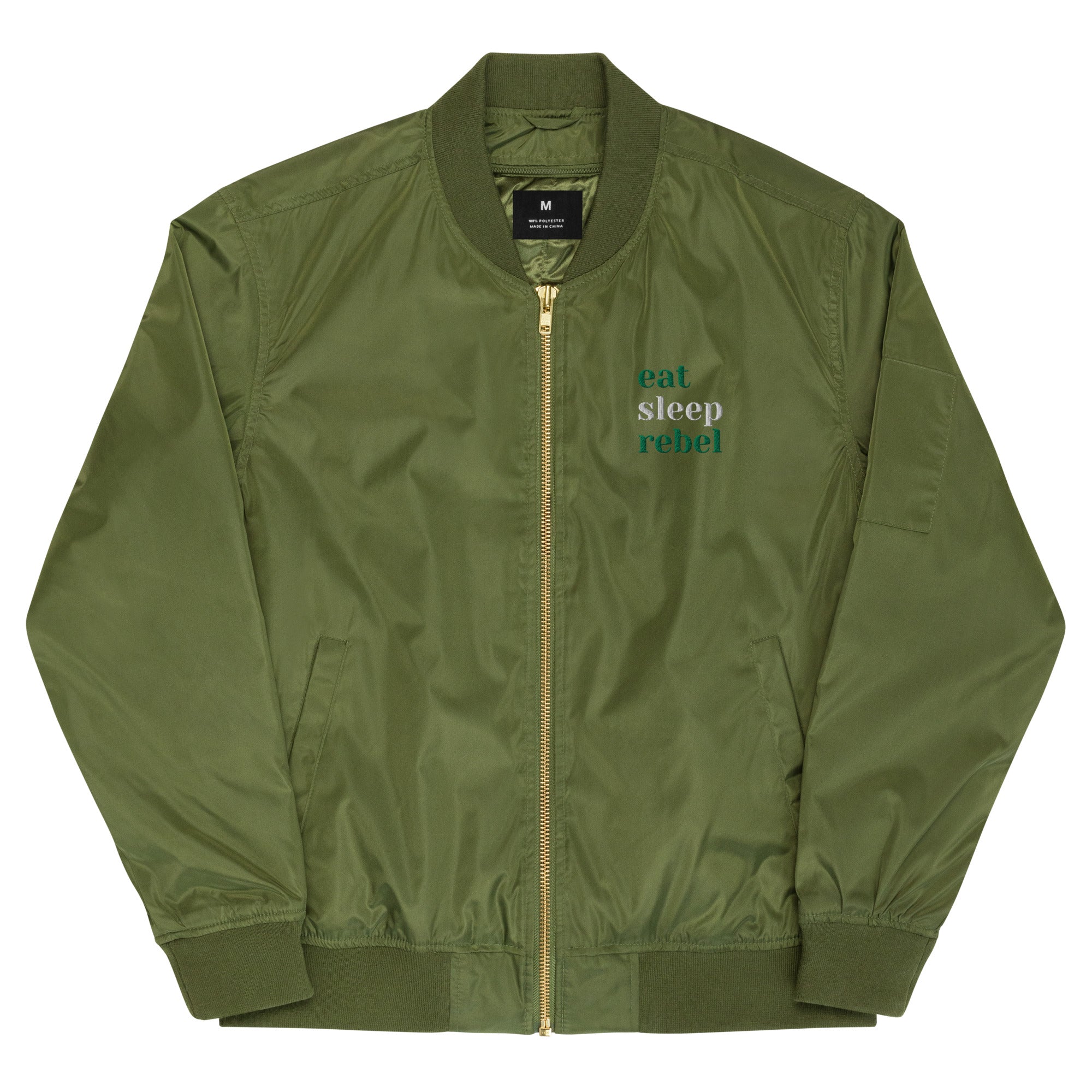 Premium recycled bomber jacket — Wilderwood Summer Camp